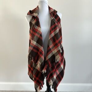 Favlux Fall Color Hooded Vest Sz SM
